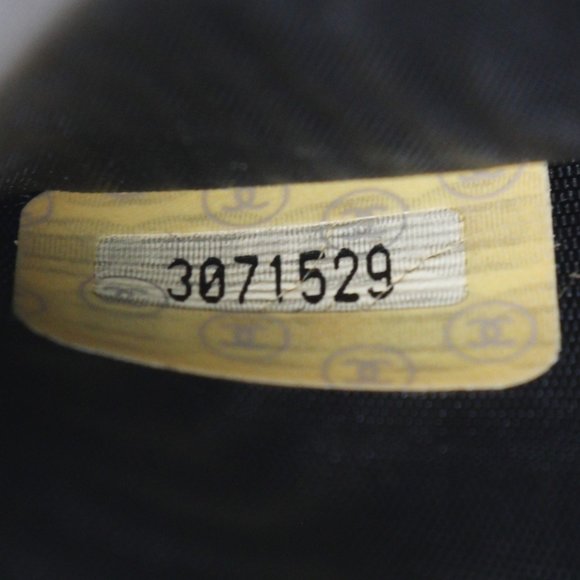 CHANEL COCO Mark Coin Case Lambskin 1993 Black Snap Button - Picture 10 of 11